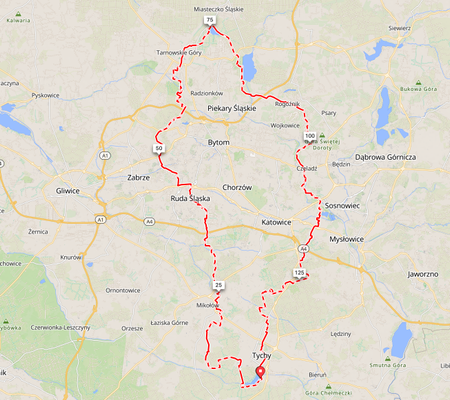 Mapa Ultra Race Silesia